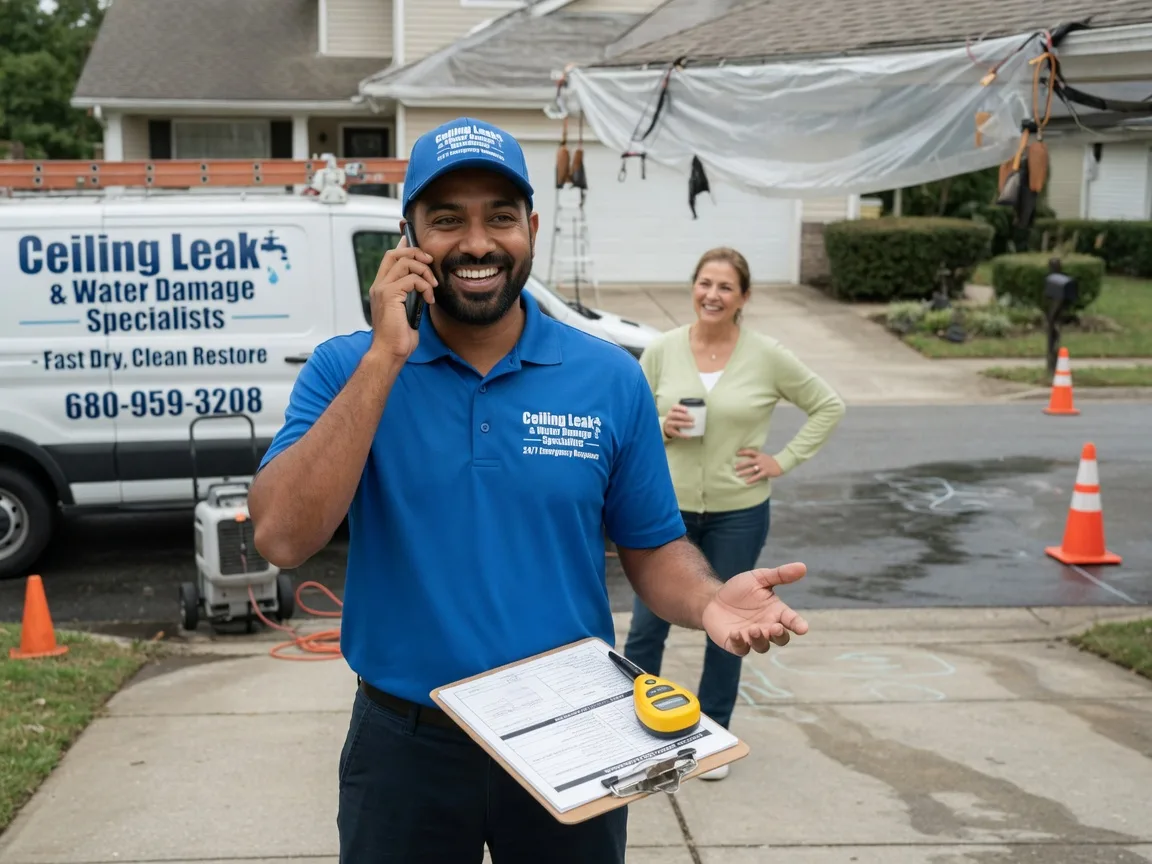 Ceiling Leak Cleanup Warren, OH FAQs